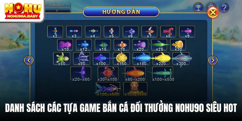 4 tựa game bắn cá được yêu thích nhất 2025